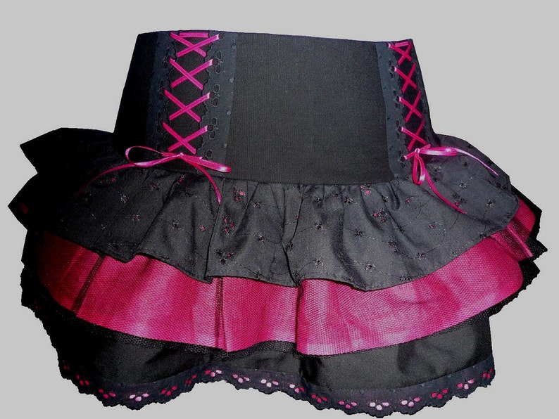 SALE Halloween skirt black and purple rara skirt witch goth 80s skirt last one