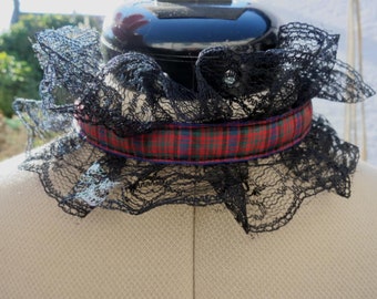 choice of lace and ribbon chokers victorian choker lace collar Free post