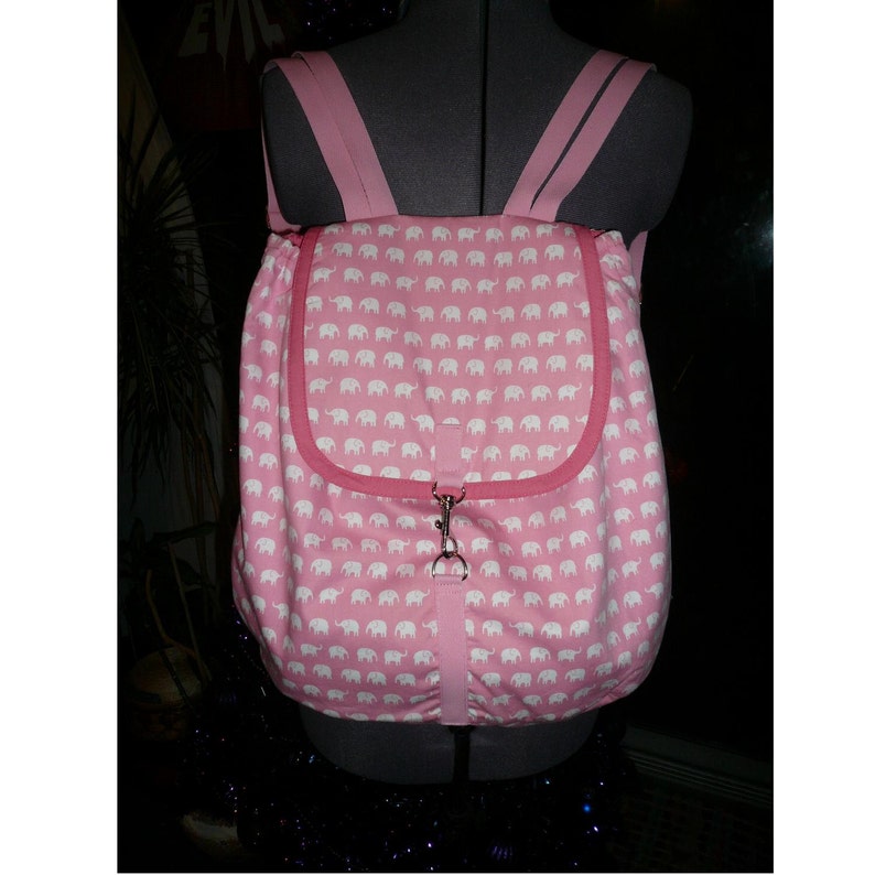 pink elephant backpack