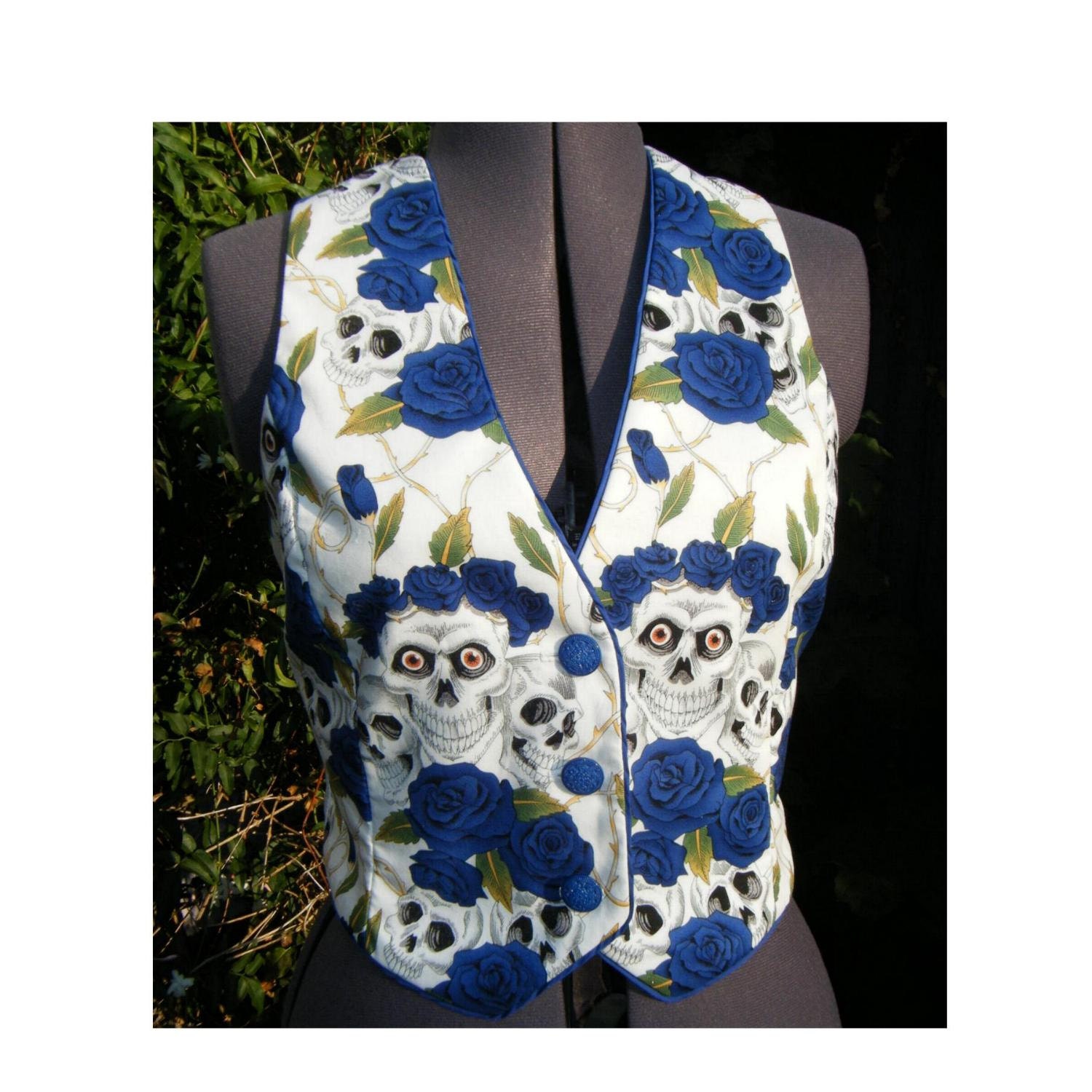 Skull waistcoat best sale