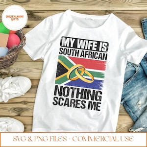 South African Wife, Funny Husband Quote Design (SVG PNG)