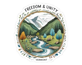 Freedom & Unity Sticker