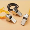 Metal Whistle| Anti-ICE Safety Whistle With Ultra Loud Sound| Emergency Whistle| Whistle For Protection & Signaling| Coaches Sports Whistle product logo