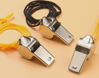 Metal Whistle| Anti-ICE Safety Whistle With Ultra Loud Sound| Emergency Whistle| Whistle For Protection & Signaling| Coaches Sports Whistle