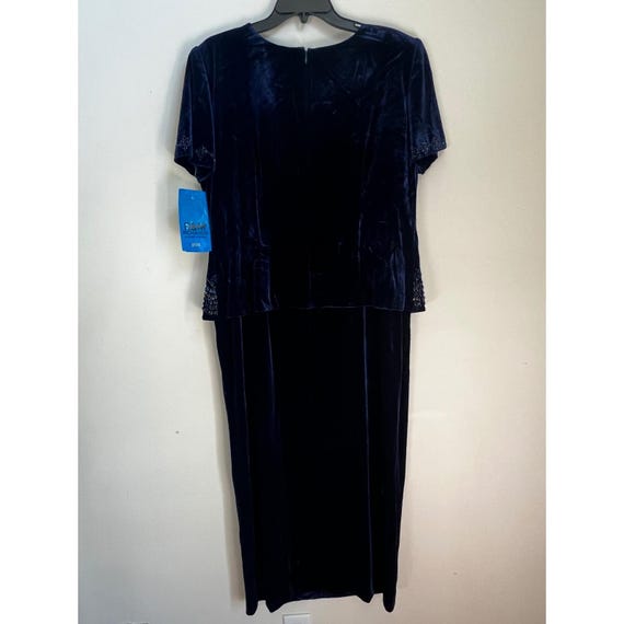 R & M Richards Karen Kwong Petite Blue Velvet Beaded Dress Formal Sz 16P NWT - Etsy R & M Richards Karen Kwong Petite Blue Velvet Beaded Dress Formal Sz 16P NWT - Etsy