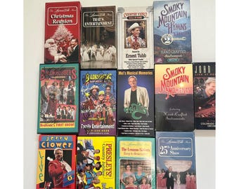 Countrymusik och komedi VHS-parti Tubb Lawrence Welk Jerry Clower Presley Branson