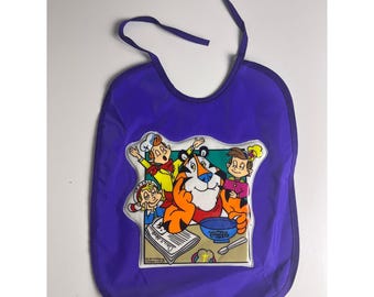 Vintagereklam Kellogg's Tony the Tiger Cereal City Haklapp Lila Barn 1998
