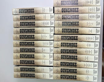 Gunsmoke The Collectors Edition VHS-videokassetter 23 partier Columbia House