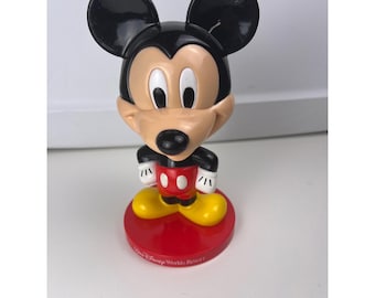 Disney World Kellogg's 8" Mickey Mouse Bobbling Head Figure 2002