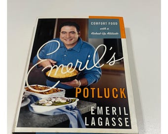 Emeril Lagasse Potluck Cookbook Hardcover First Edition Comfort Food 2004
