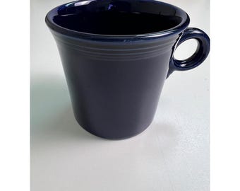 Vintage Fiesta P86 Koboltblå Keramikmugg Kopp Klassiskt Ringhandtag