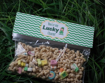 St. Patricks Day Treat Bag and Favor Topper