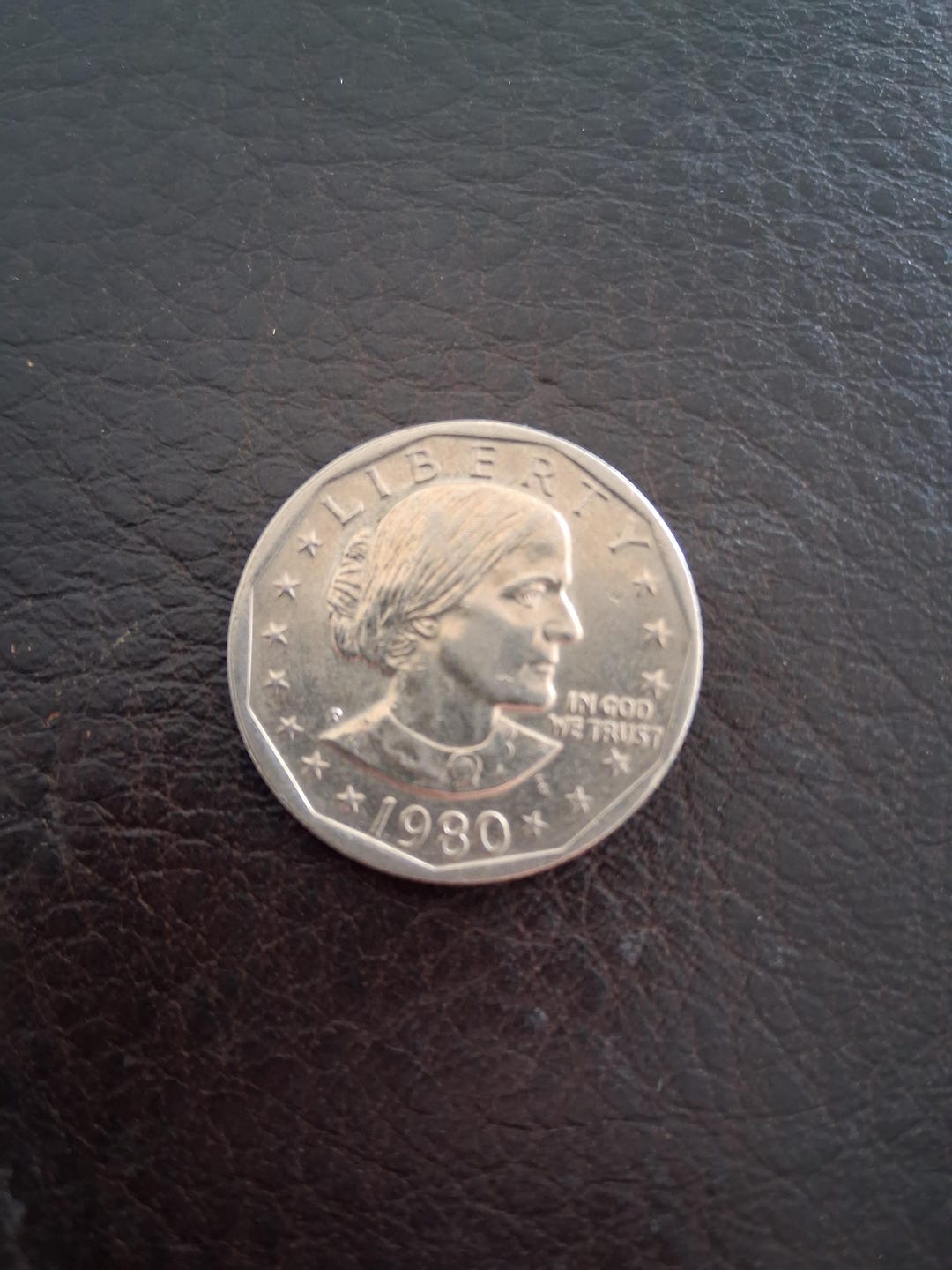 Wide Rimmed 1980 P Susan B Anthony Coin (rare) - Etsy Canada