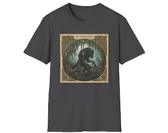 Rougarou Dogman T-Shirt | Vintage Cryptid Art