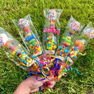 Rainbow Candy Kabobs: Party Favors for events and birthdays