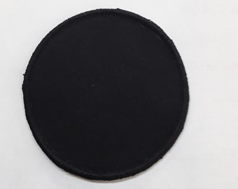3 inch round blank patch