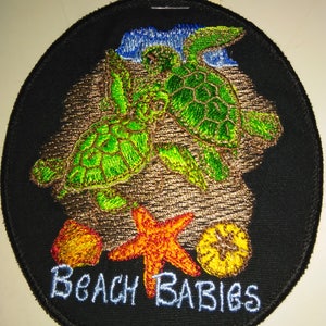 Sea Turtle &quot;Beach Babies&quot; Patch