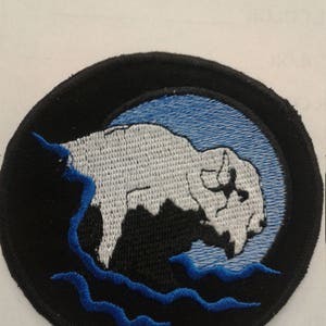 White Buffalo with Blue Moon patch