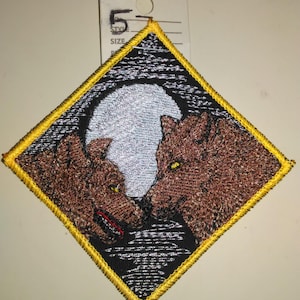 Wolf Diamond Patch
