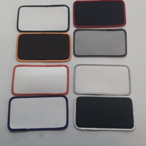  90 PCs Sublimation Patches - Iron On Blank Patches for DIY Hats  Caps Backpack Uniforms Crafts Christmas Decorations Ornaments Gifts (Red  Border Rectangle / 90PCs) : Arts, Crafts & Sewing