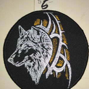 Tribal Wolf Patch