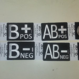 Blood Type Patches