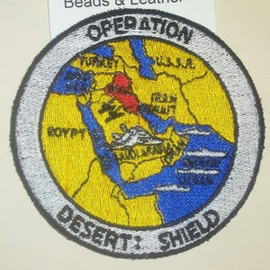 Military Police Ops Desert Shield Patch Military Police Ops Desert Shield Patch