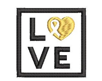 LOVE Childhood Cancer Awareness Patch