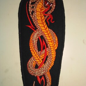 Orange/Red Tribal Cobra Patch