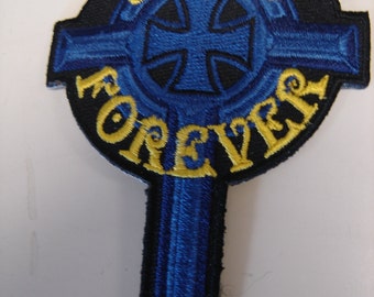 Jesus Forever Cross Patch