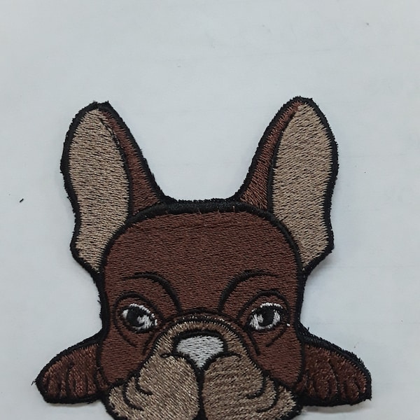 french bull dog patch