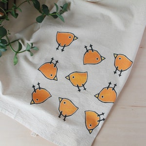 Flour Sack Tea Towel with Birds image 8