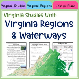 Virginia Regions and Waterways - Virginia Geography