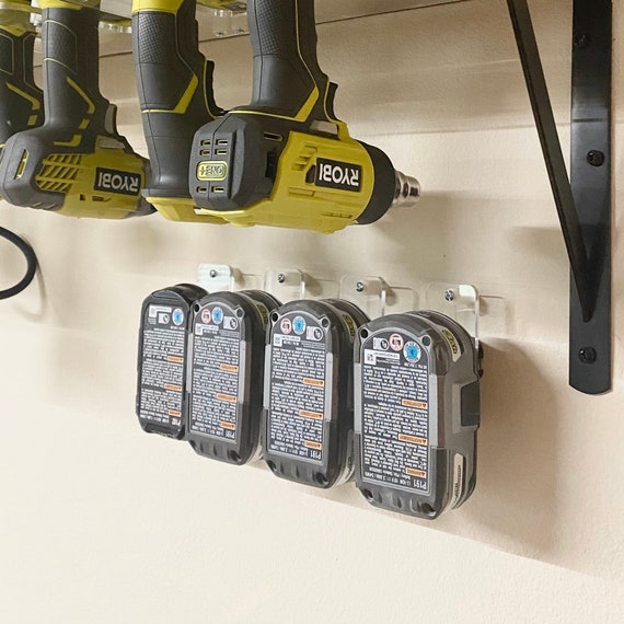 Ryobi Battery Storage Bracket for 1 