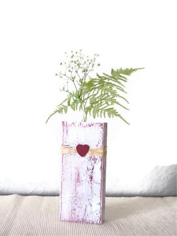 Items similar to Rustic Bud vase, Test tube vase on Etsy