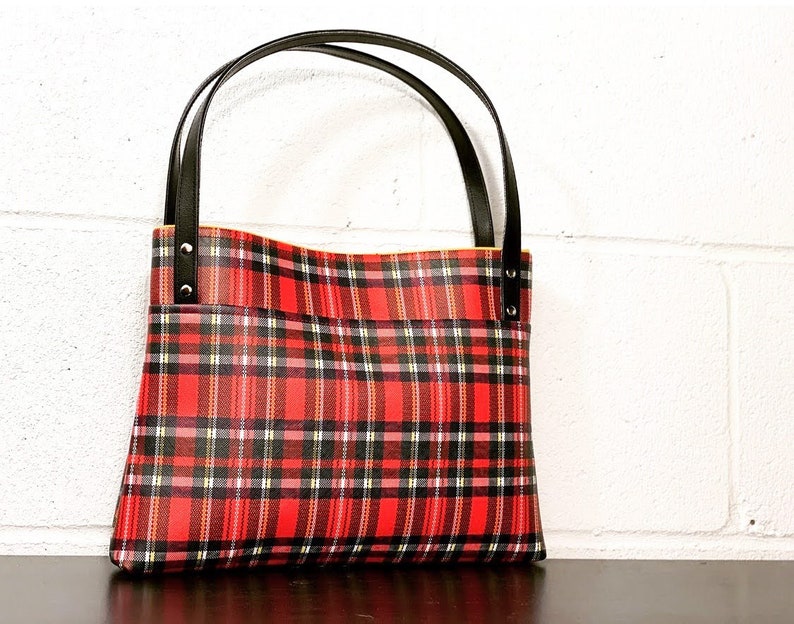 coach purse buffalo plaid