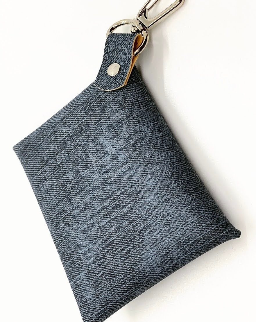 Keychain coin pouch ID holder. small pouch envelope snap Etsy