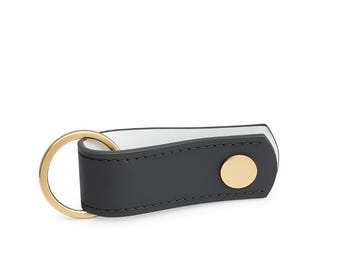 purse keychain faux leather with snap closure. style your own, multiple color choice combos.