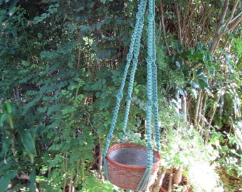 Sage 56 Inch No Beads Macrame Plant Hanger