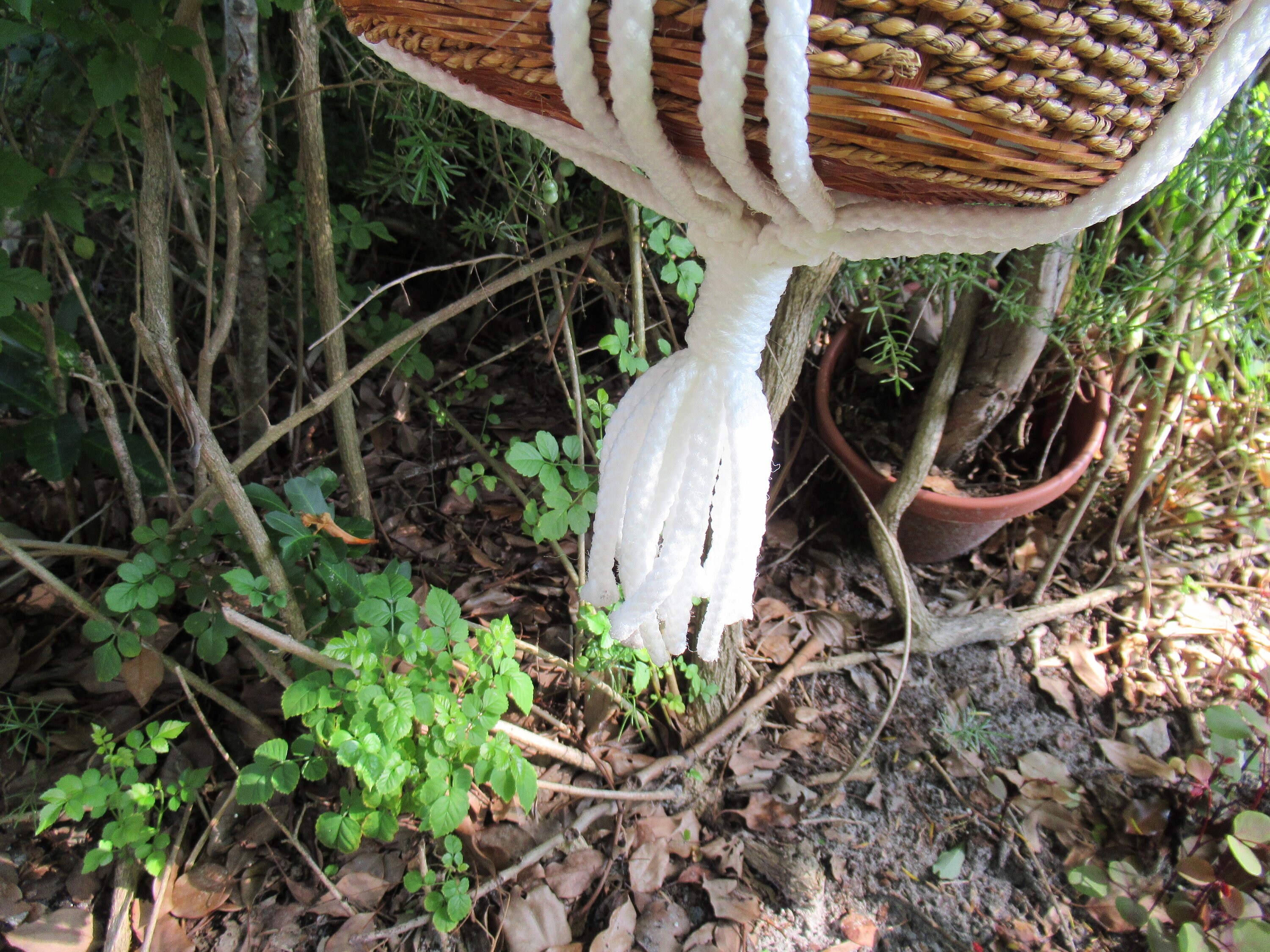 White 54 Inch No Beads Macrame Plant Hanger - Etsy