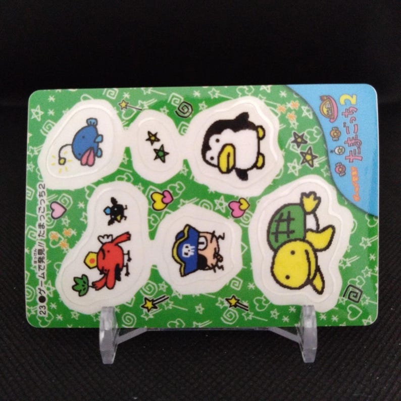 Tassomai Rarest Sticker TAMAGOTCHI No.23 Sticker Sealdass Japanese Very Rare Bandai BANDAI ...
