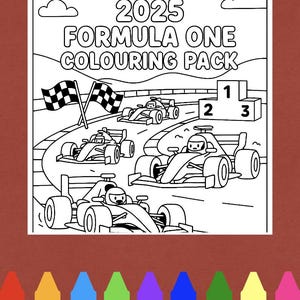 Formula One Colouring Book