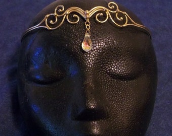 Bronze & Crystal Circlet