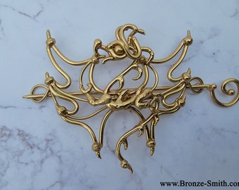 Bronze Dragon Barrette