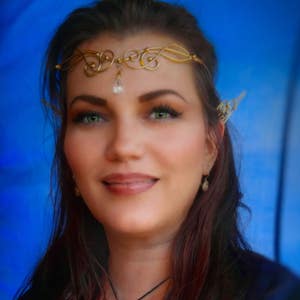 Bronze & Crystal Iona Circlet