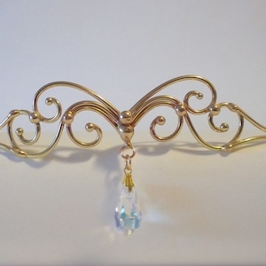 Bronze & Crystal Circlet