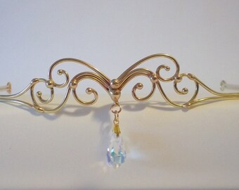 Bronze & Crystal Circlet