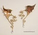 Pair of Winged Dragon Ear Wires 