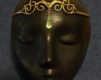 Bronze & Crystal Circlet