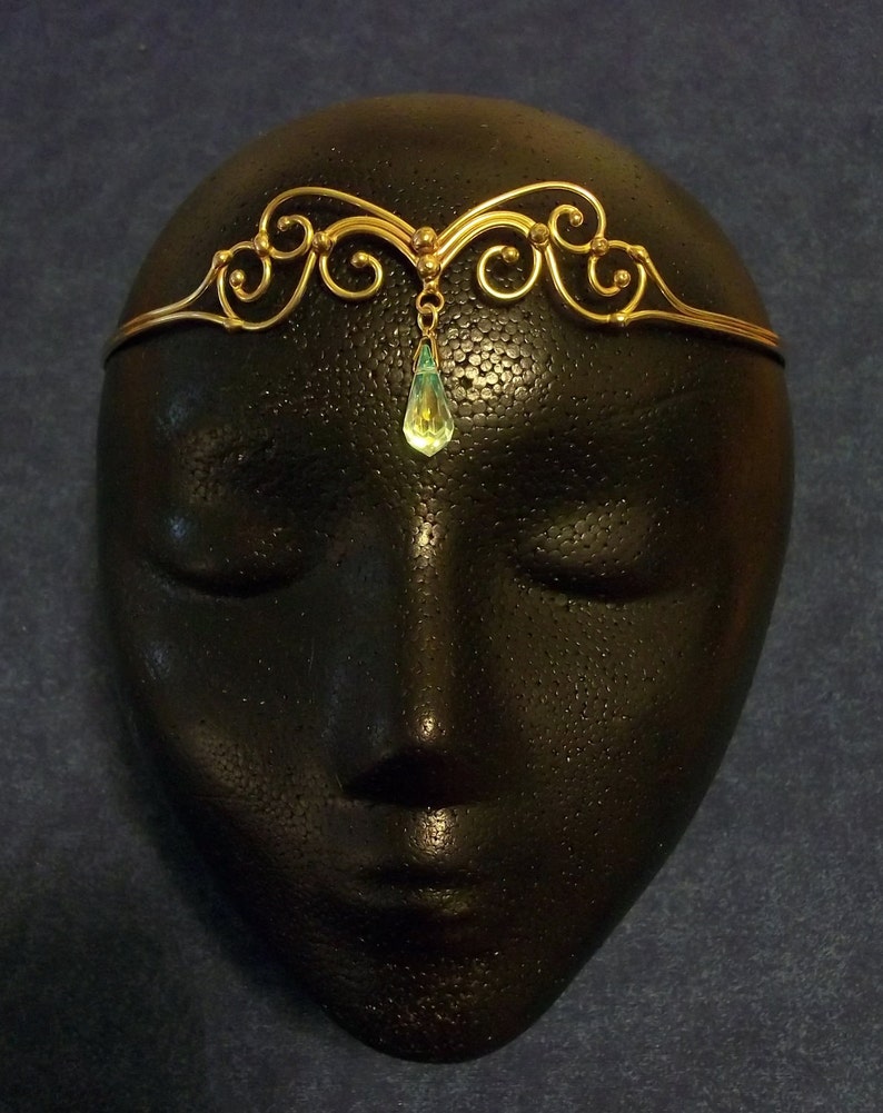Bronze /& Crystal Circlet